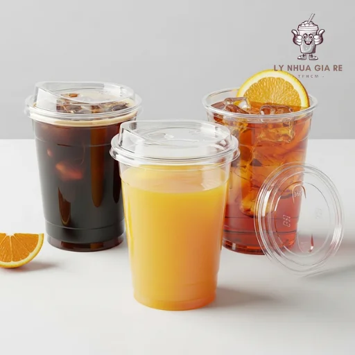 Thông tin về các loại ly nhựa, size ly nhựa phổ biến hiện nay