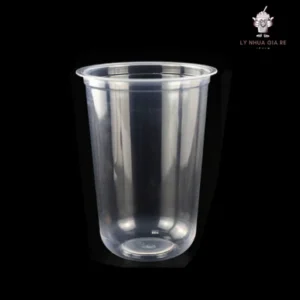 Ly nhựa chữ U, ly nhựa đáy bầu, tiện lợi, đựng nhiều món nước