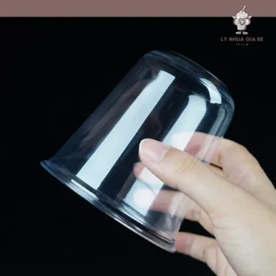 Ly nhựa chữ U, ly nhựa đáy bầu, tiện lợi, đựng nhiều món nước