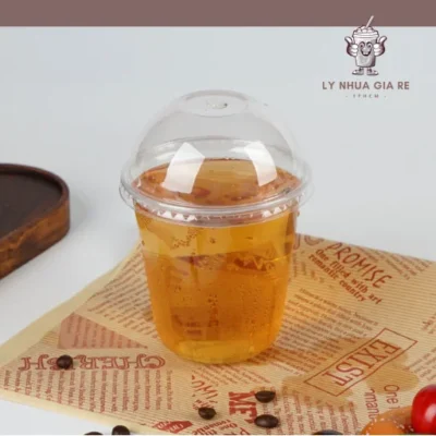 Ly nhựa đáy bầu 360ml chất liệu PET