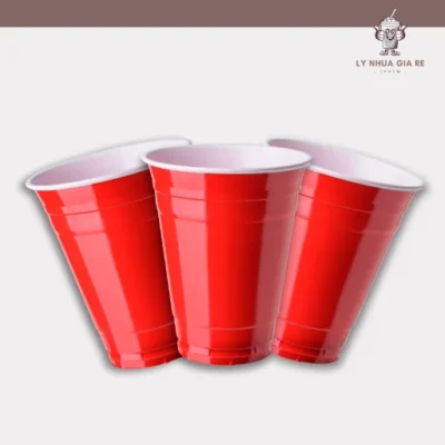 Ly nhựa màu đỏ / Cốc nhựa màu đỏ: tiện lợi, đẹp bắt mắt cho các bữa tiệc