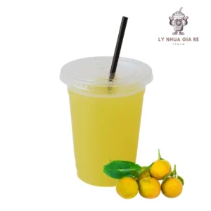Ly nhựa đựng nước mía
