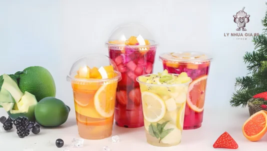 Các loại ly nhựa dùng 1 lần thông dụng, đựng cà phê, trà sữa