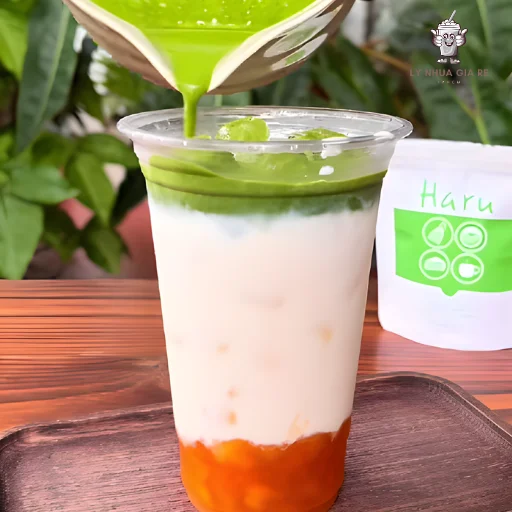 Cách pha matcha xoài latte chuẩn tỷ lệ - Đậm matcha, thanh mát vị xoài