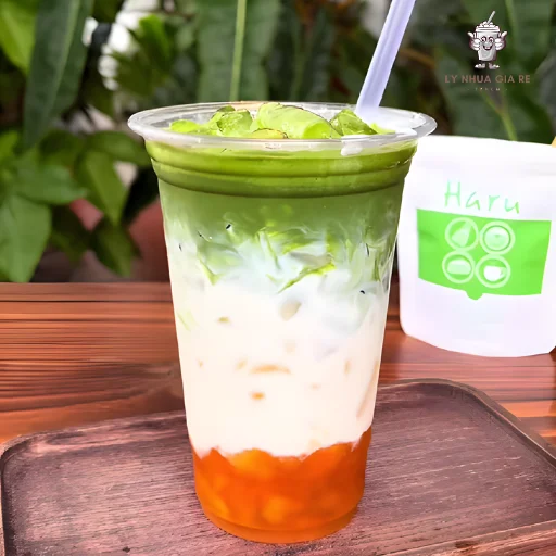 Cách pha matcha xoài latte chuẩn tỷ lệ - Đậm matcha, thanh mát vị xoài