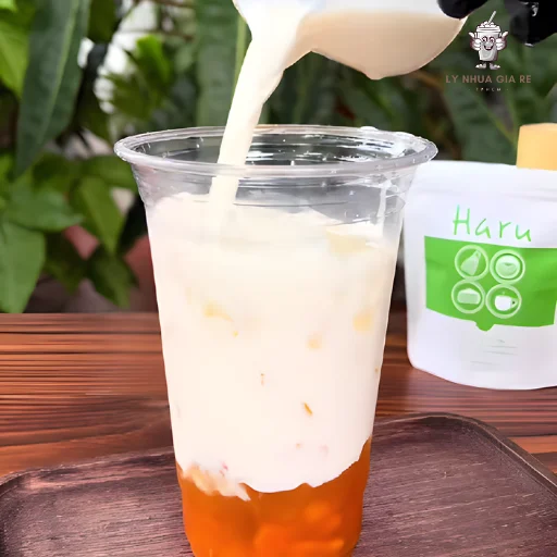 Cách pha matcha xoài latte chuẩn tỷ lệ - Đậm matcha, thanh mát vị xoài