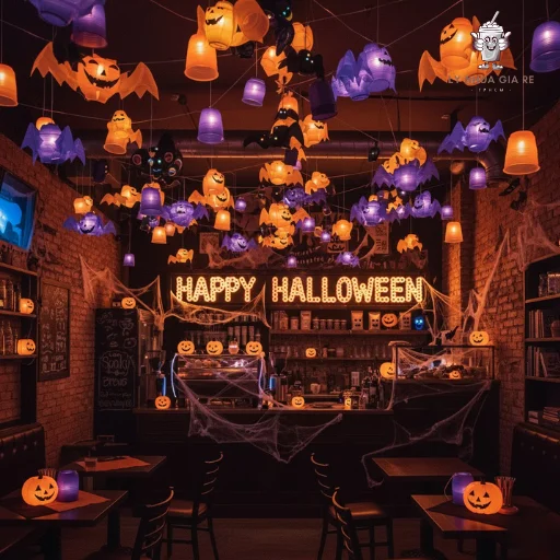 10+ ý tưởng trang trí Halloween cho quán cà phê đẹp, độc đáo, thu hút khách hàng