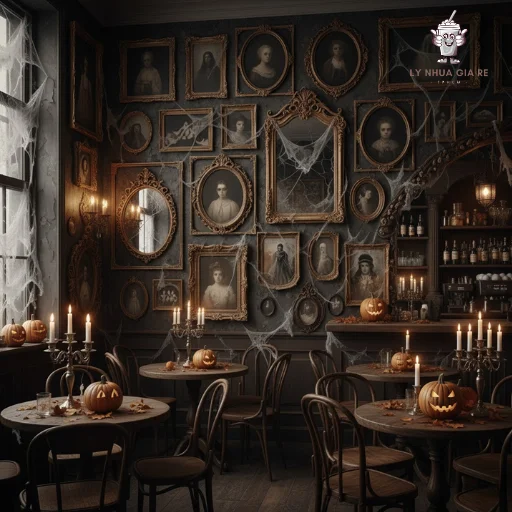 10+ ý tưởng trang trí Halloween cho quán cà phê đẹp, độc đáo, thu hút khách hàng