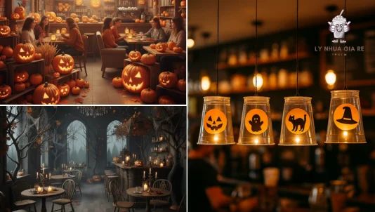 10+ ý tưởng trang trí Halloween cho quán cà phê đẹp, độc đáo, thu hút khách hàng