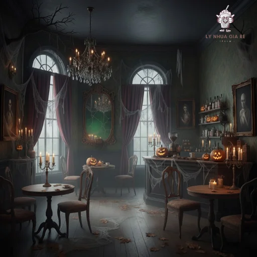 10+ ý tưởng trang trí Halloween cho quán cà phê đẹp, độc đáo, thu hút khách hàng