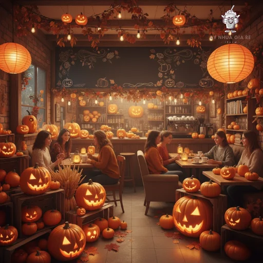 10+ ý tưởng trang trí Halloween cho quán cà phê đẹp, độc đáo, thu hút khách hàng