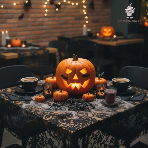 10+ ý tưởng trang trí Halloween cho quán cà phê đẹp, độc đáo, thu hút khách hàng
