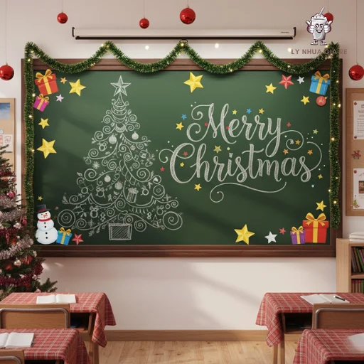 Gợi ý 10 cách trang trí Noel cho lớp học đẹp, thu hút và ấn tượng nhất