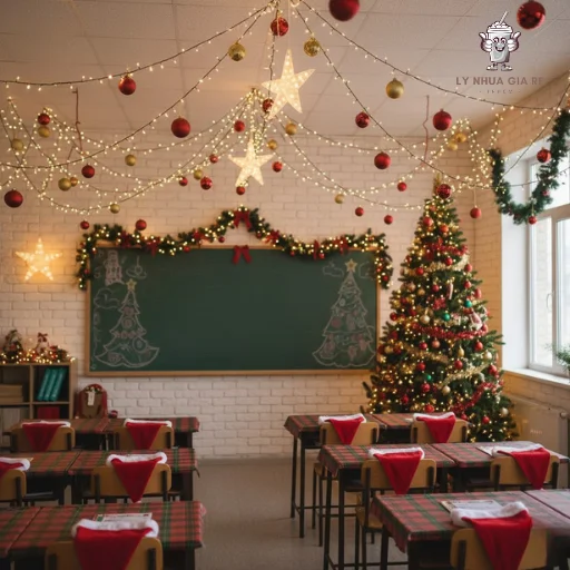 Gợi ý 10 cách trang trí Noel cho lớp học đẹp, thu hút và ấn tượng nhất