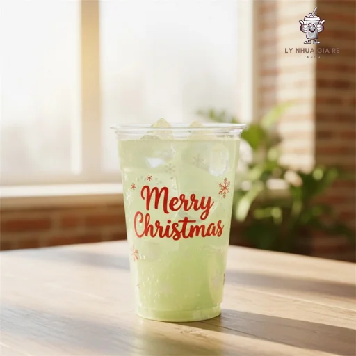 Ly nhựa Giáng Sinh chất lượng, in ấn sắc nét, giá cả cạnh tranh