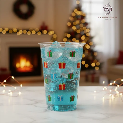 Ly nhựa Giáng Sinh chất lượng, in ấn sắc nét, giá cả cạnh tranh