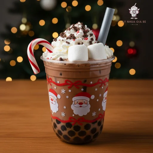 Gợi ý 16 mẫu menu Noel ấn tượng và các món mới nên có trong menu Noel quán trà sữa