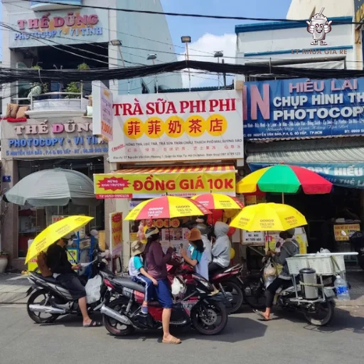 Review menu trà sữa Phi Phi: Trà sữa 7K có chất lượng không? - Ly Nhựa Giá Rẻ TP.HCM